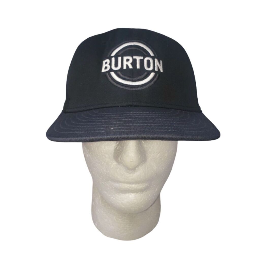 Burton Family Tree Snapback Hat Black Circle Logo Cap Adjustable One Size